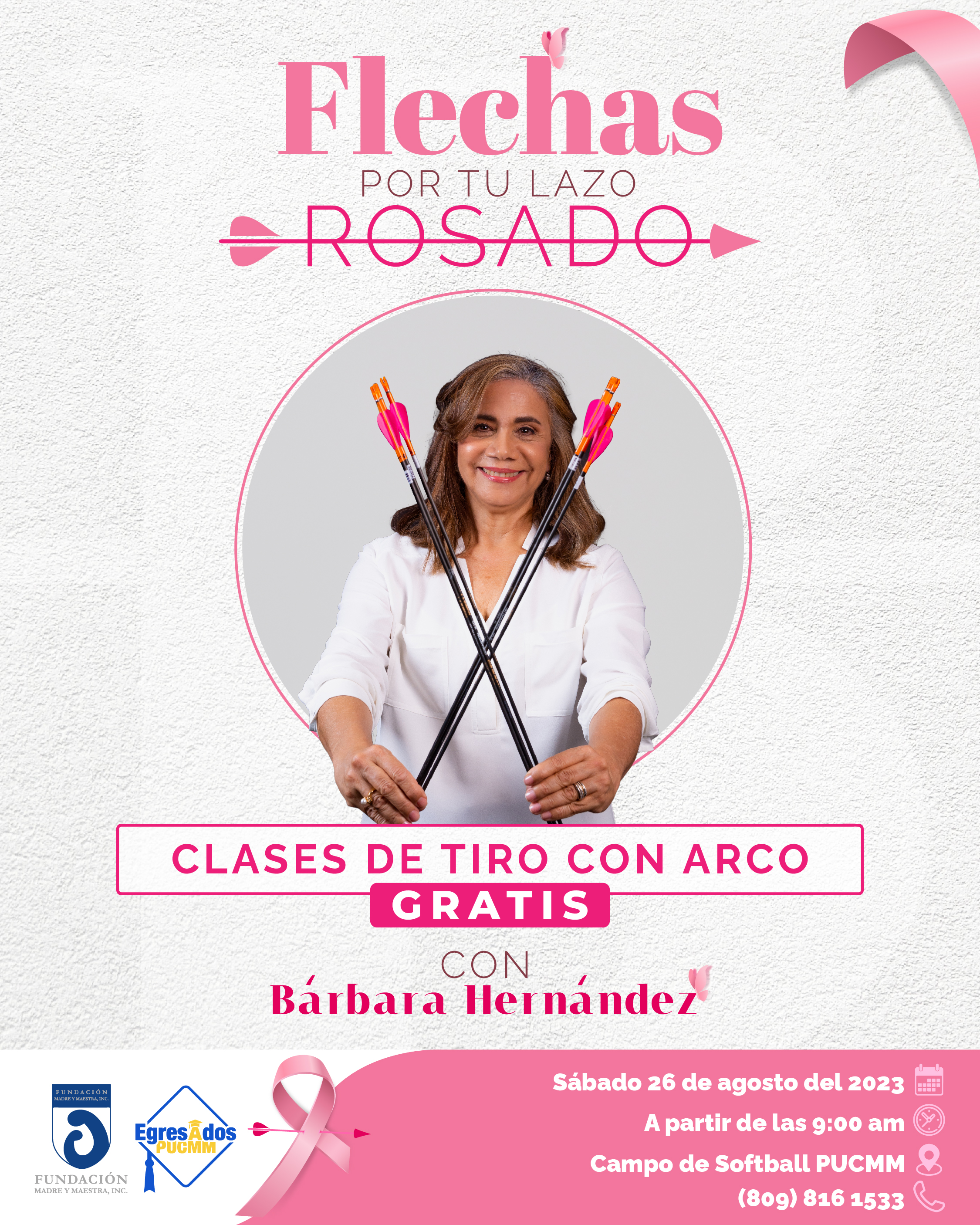 Evento Barbara Hernandez Sábado 15 de Octubre, 9:00am